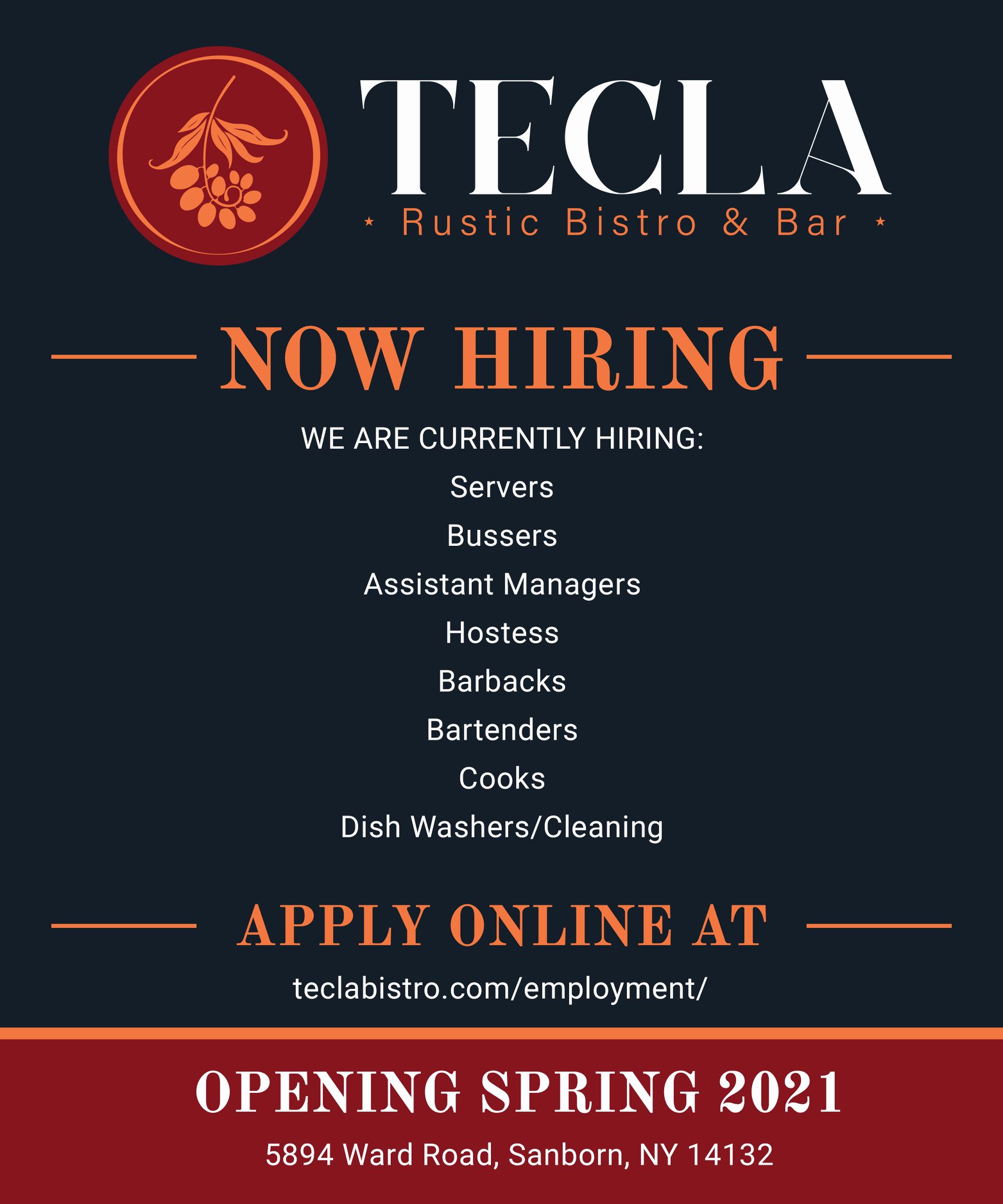 Read more about the article Tecla – Now Hiring