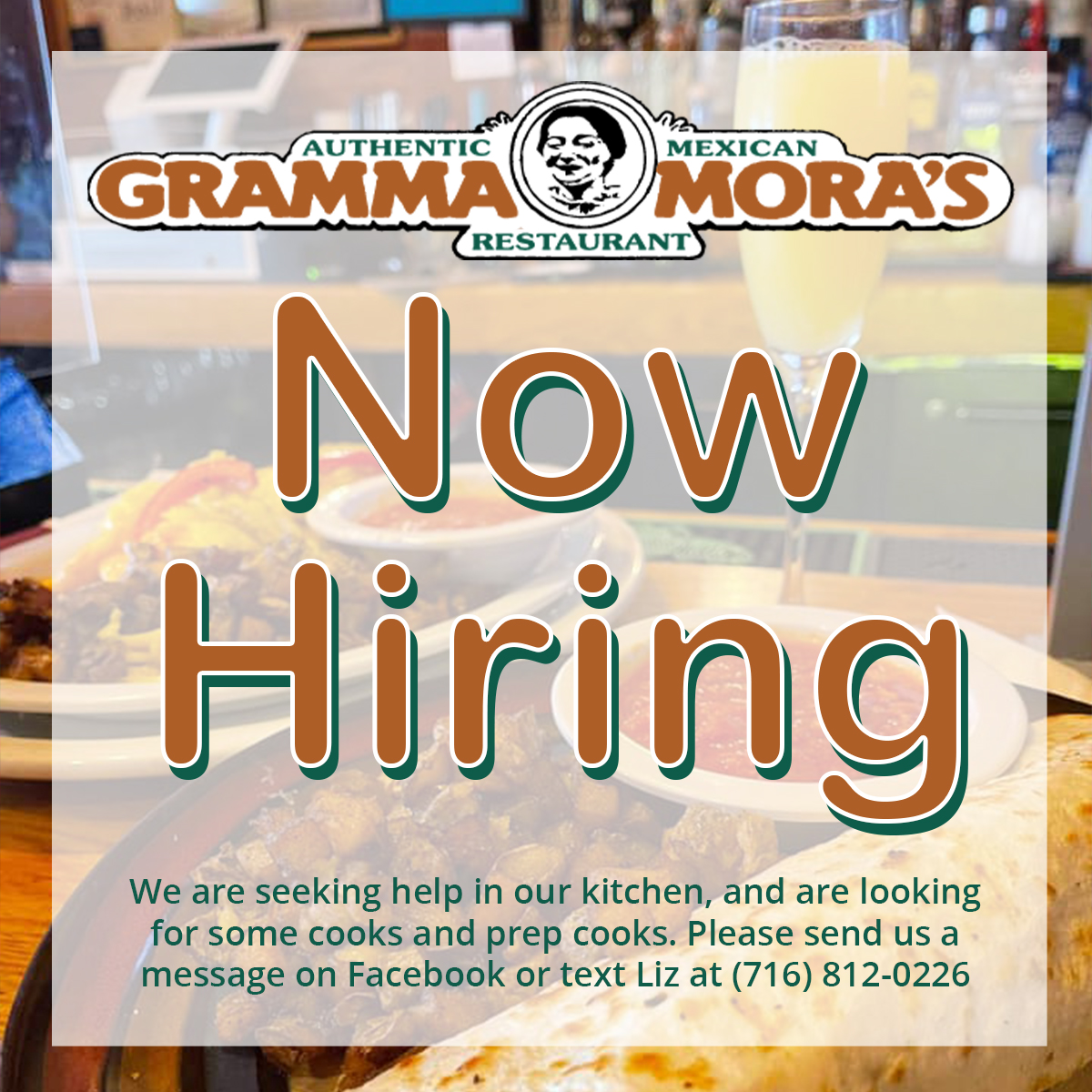 You are currently viewing Gramma Mora’s – Now Hiring